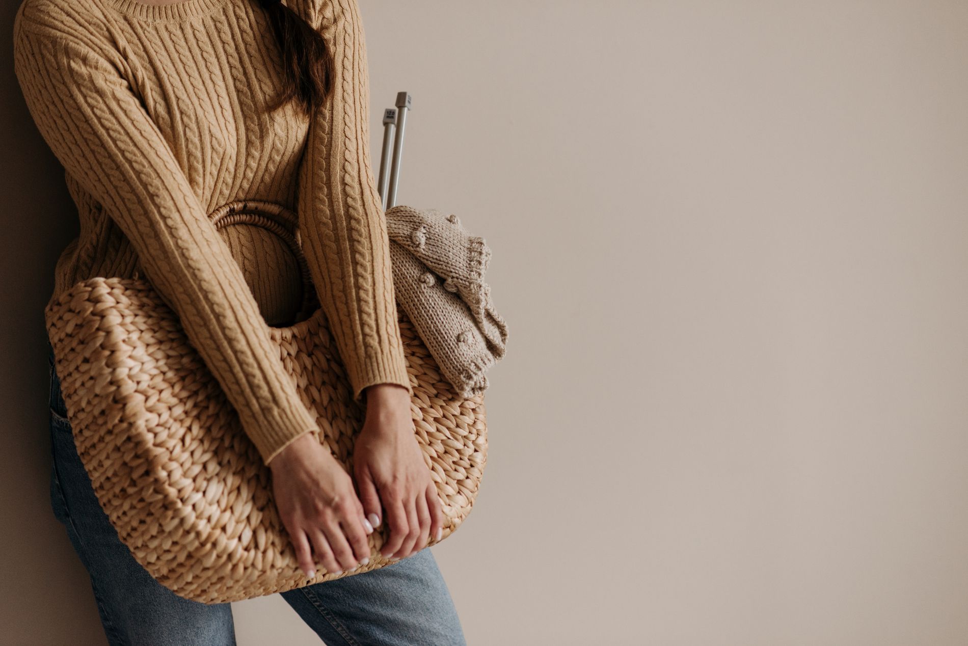 Considered, warm-neutral knitwear — WorkLifeFashion